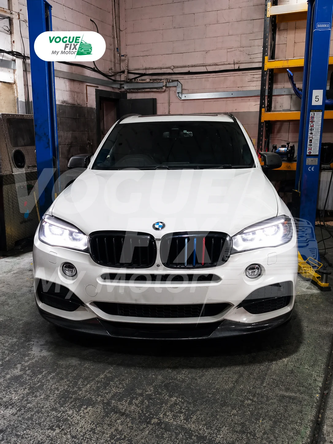 Vogue Fix My Motor workshop interior, Grays Essex — engine repair specialists